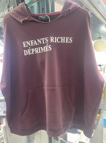 Letter-printed hoodie