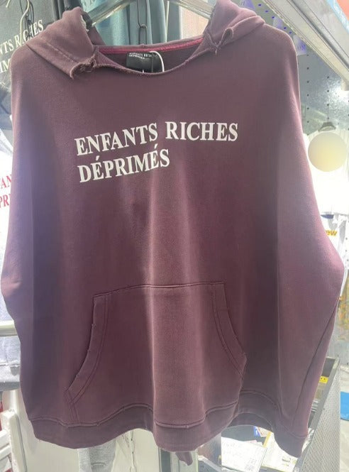 Letter-printed hoodie