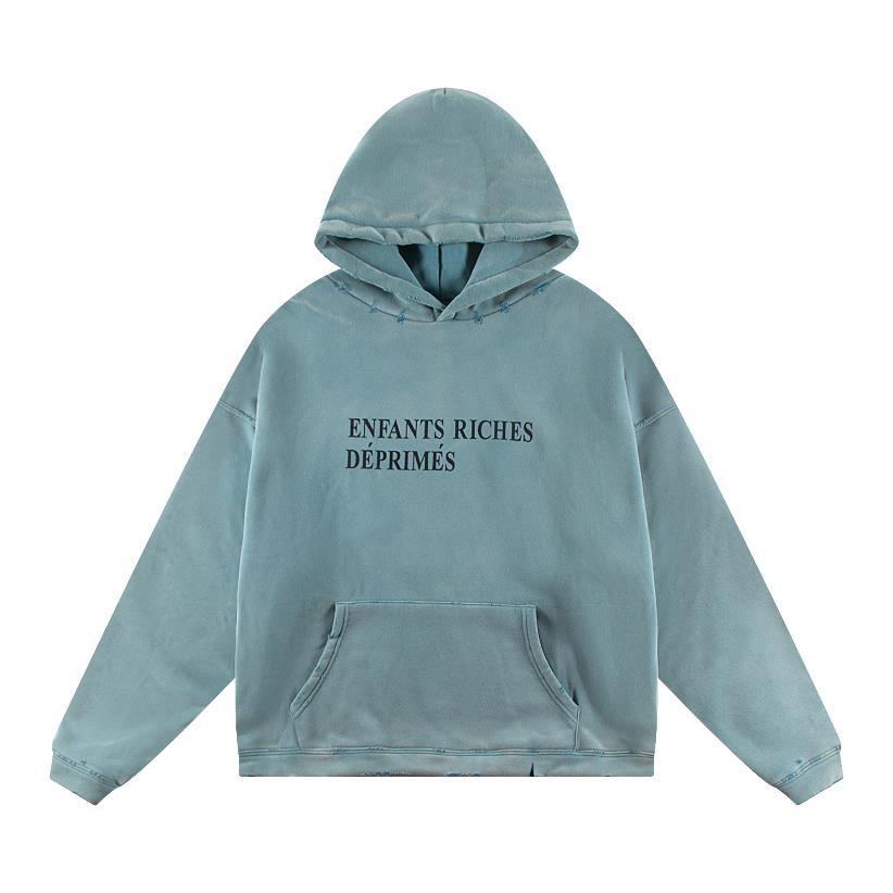 Letter-printed hoodie