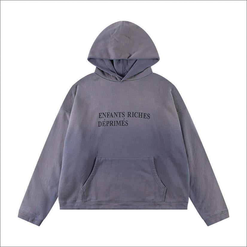 Letter-printed hoodie