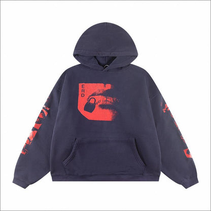 Letter-printed hoodie