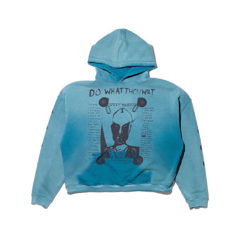 Letter-printed hoodie