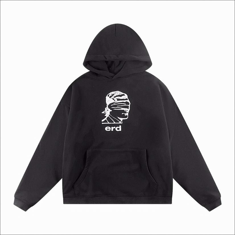 Letter-printed hoodie