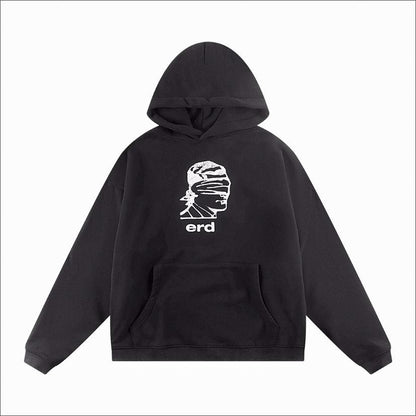 Letter-printed hoodie