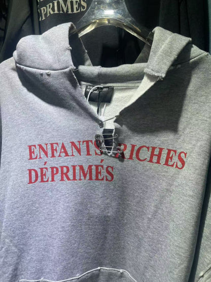 Letter-printed hoodie