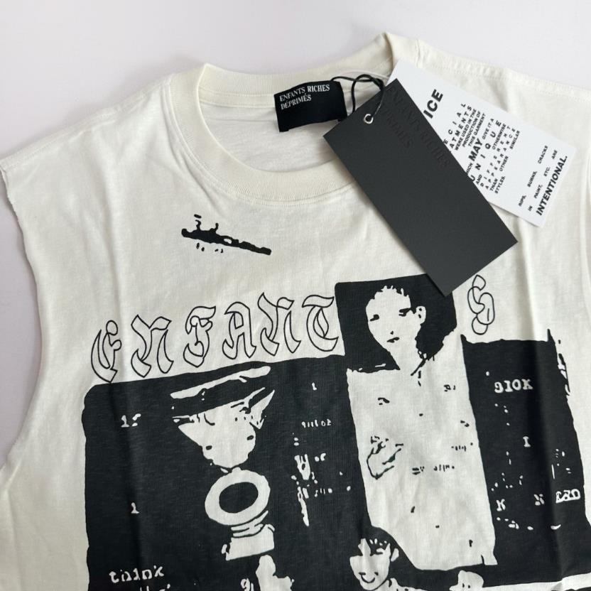 Letter-printed short-sleeved shirt