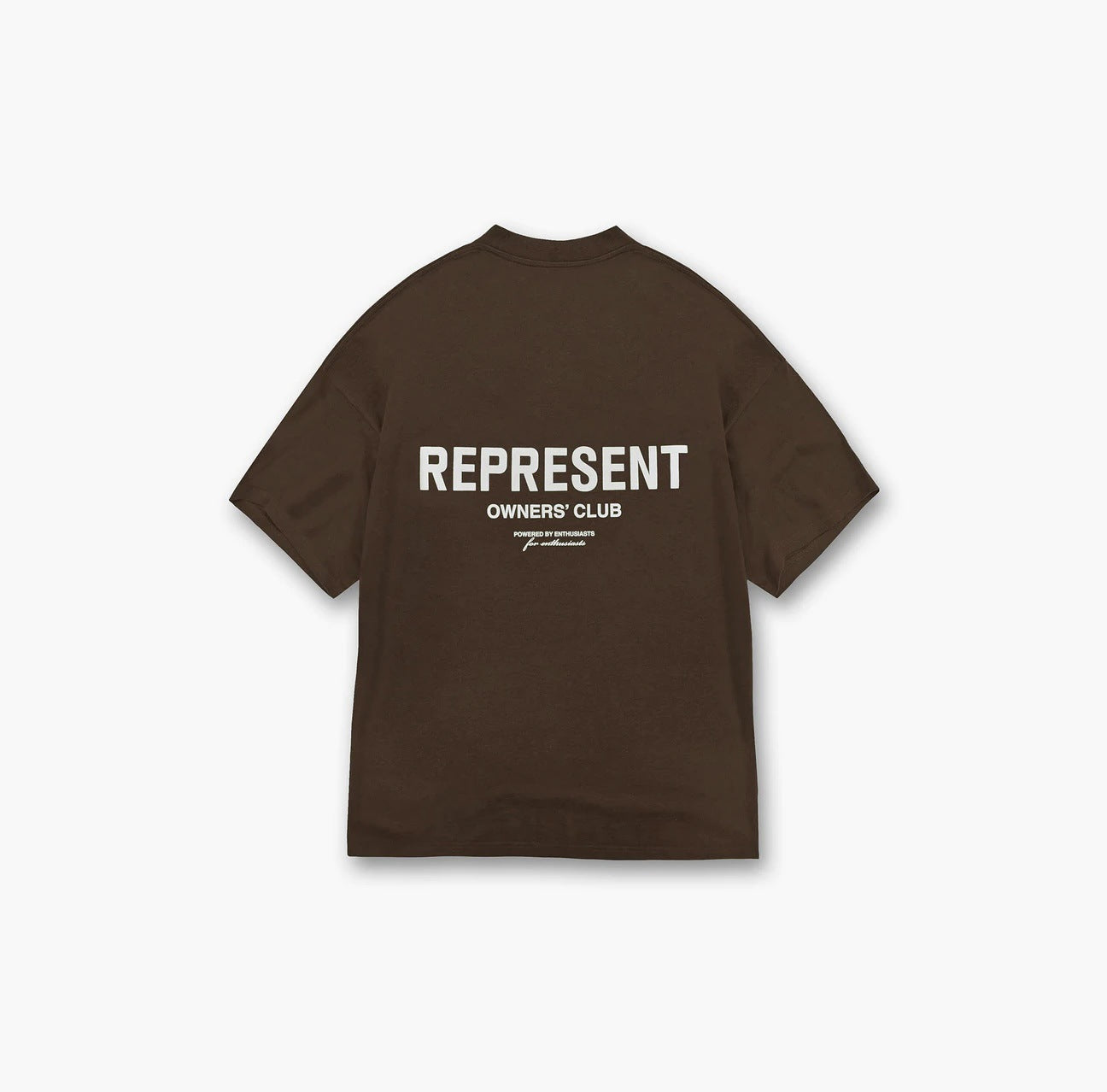 Letter-printed trendy brand short-sleeved shirt