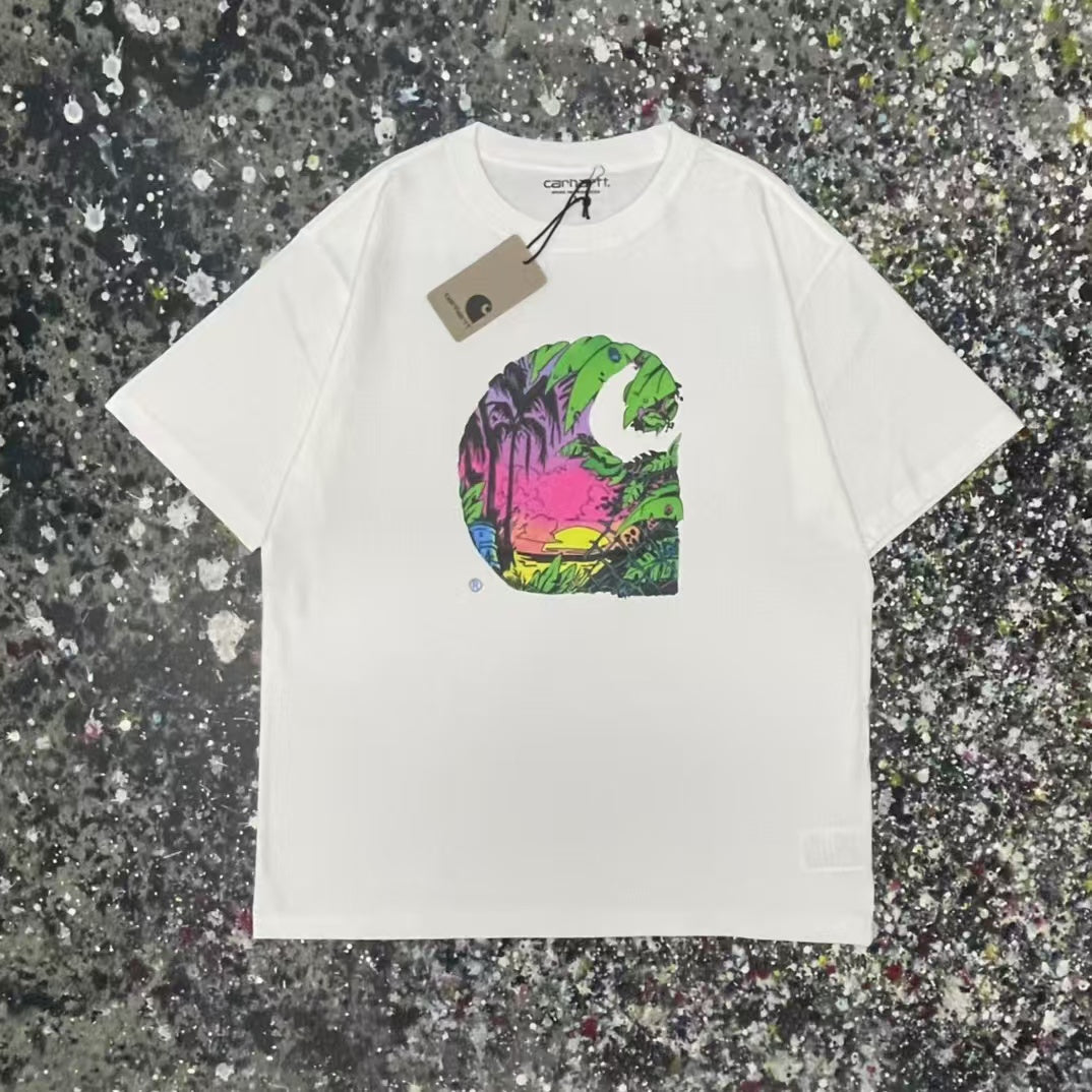 Letter short-sleeve T-shirt