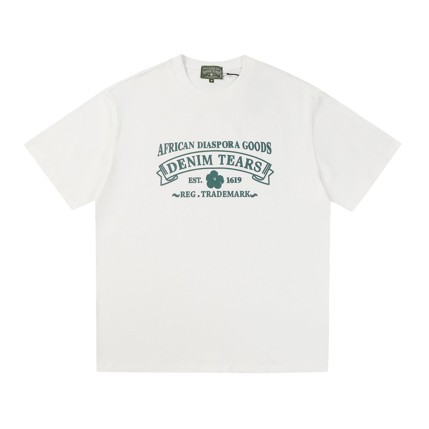 Letter slogan print short-sleeved shirt