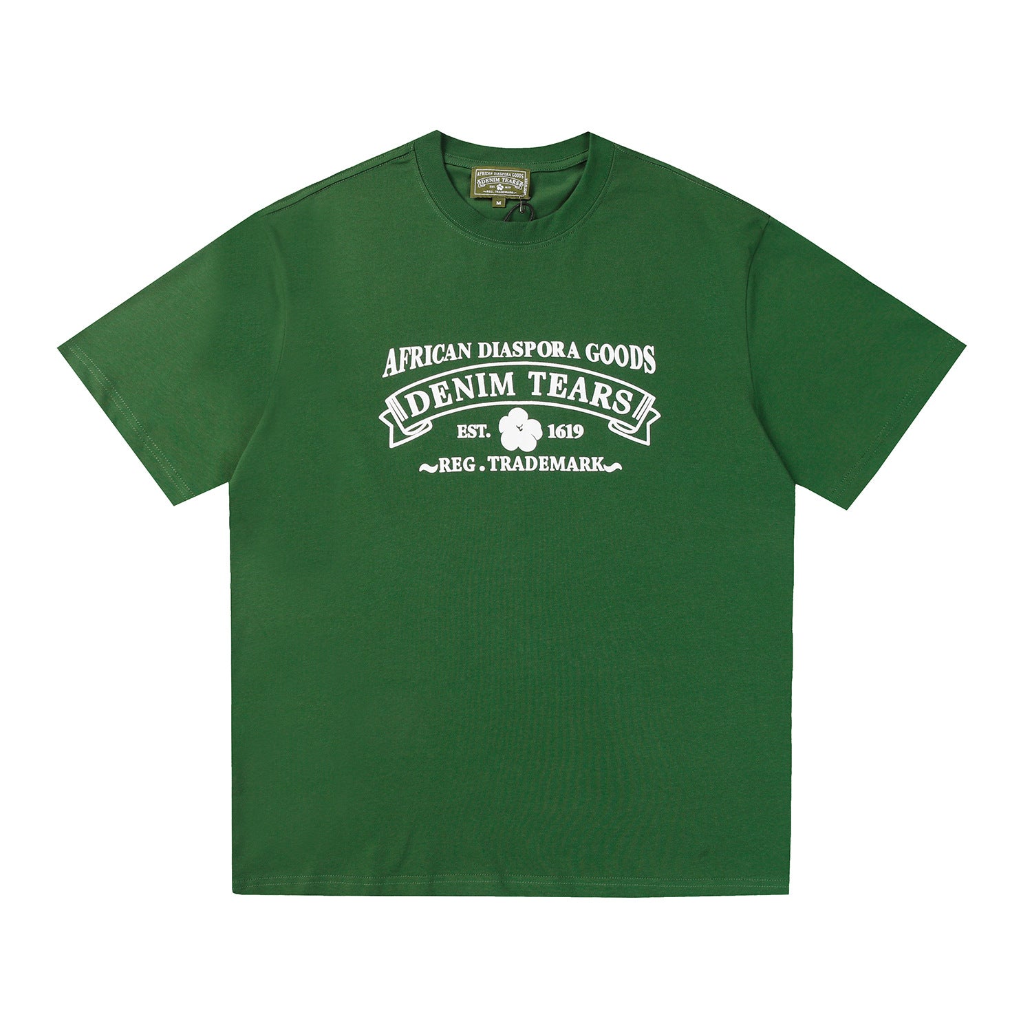 Letter slogan print short-sleeved shirt