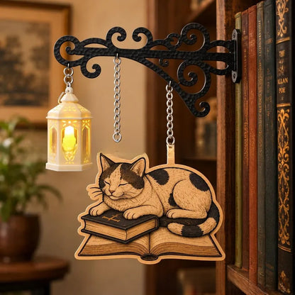 Library bookshelf lighting fixture