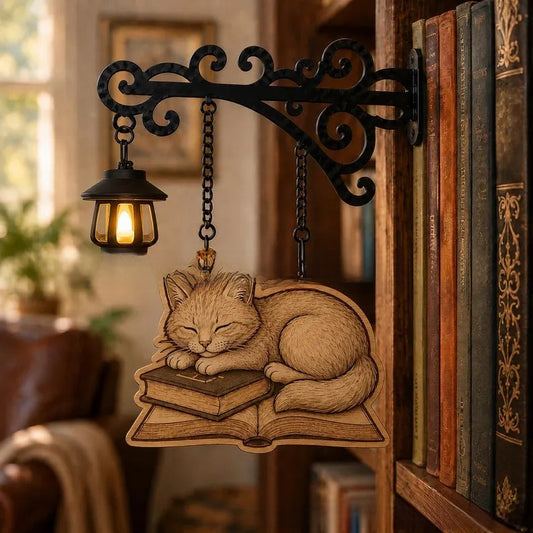 Library bookshelf lighting fixture
