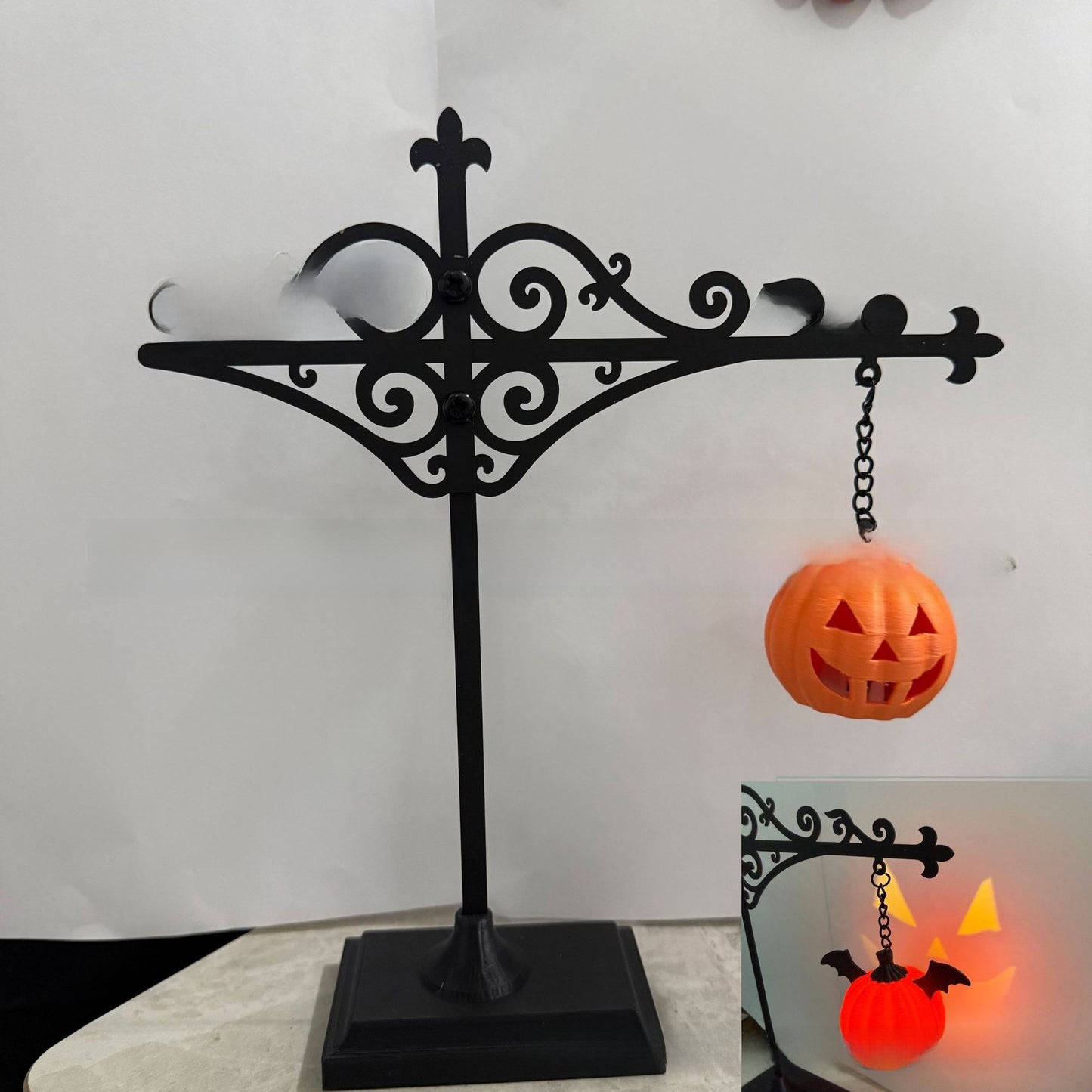 Library Bookshelf Lighting Lantern Iron Crafts