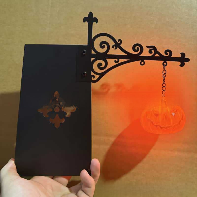 Library Bookshelf Lighting Lantern Iron Crafts