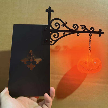 Library Bookshelf Lighting Lantern Iron Crafts
