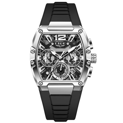 Lige Sport Watch Waterproof Luminous Calendar