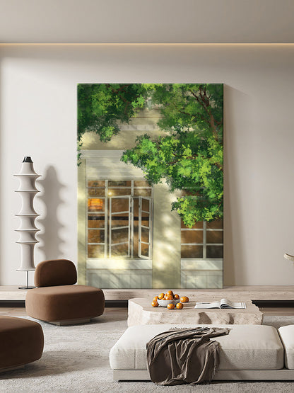 Light and Shadow Art Living Room Sofa Background Decorative Painting