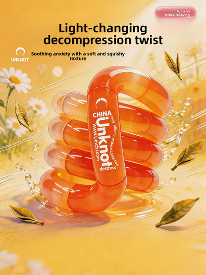 Light Changing Sensory Twist Toy