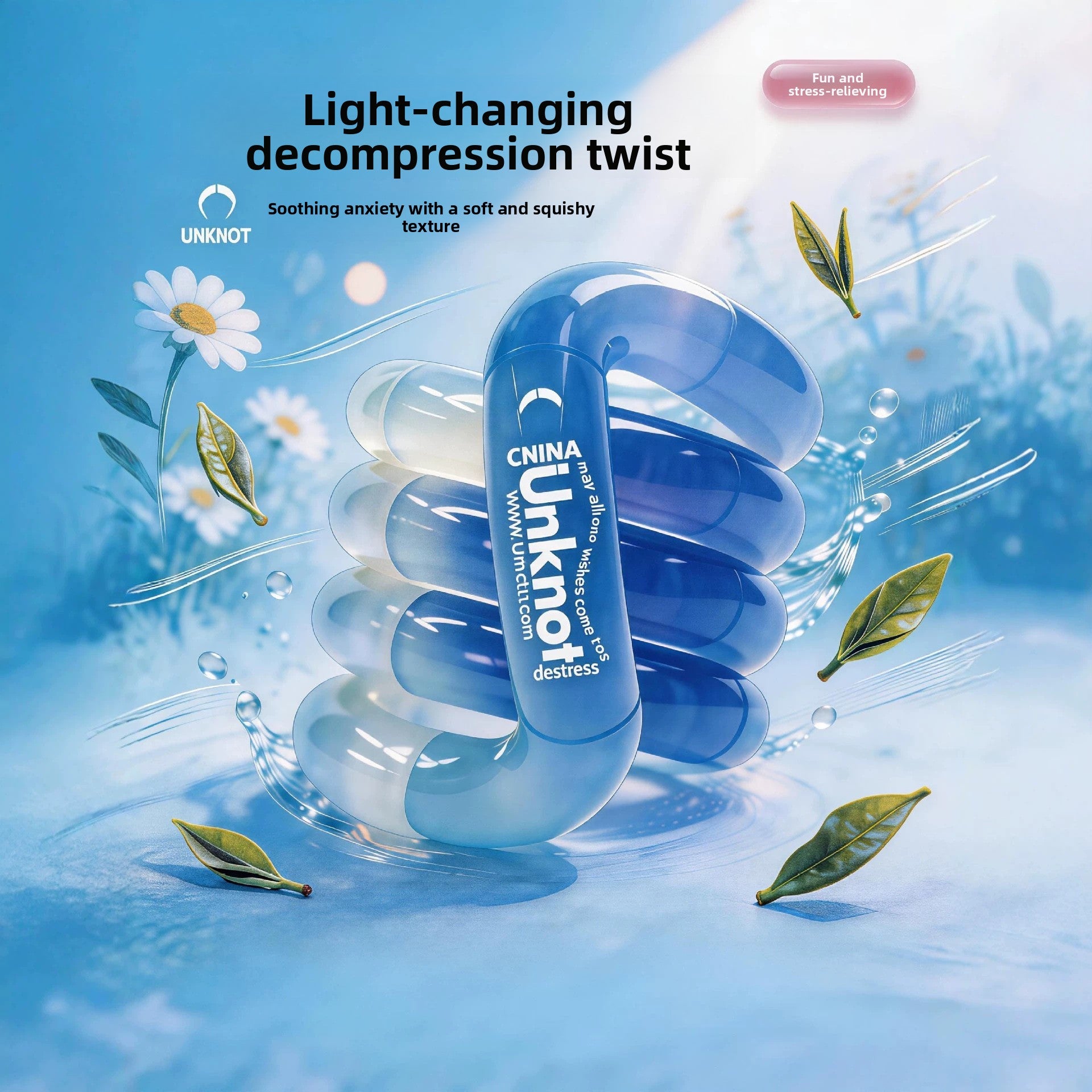 Light Changing Sensory Twist Toy