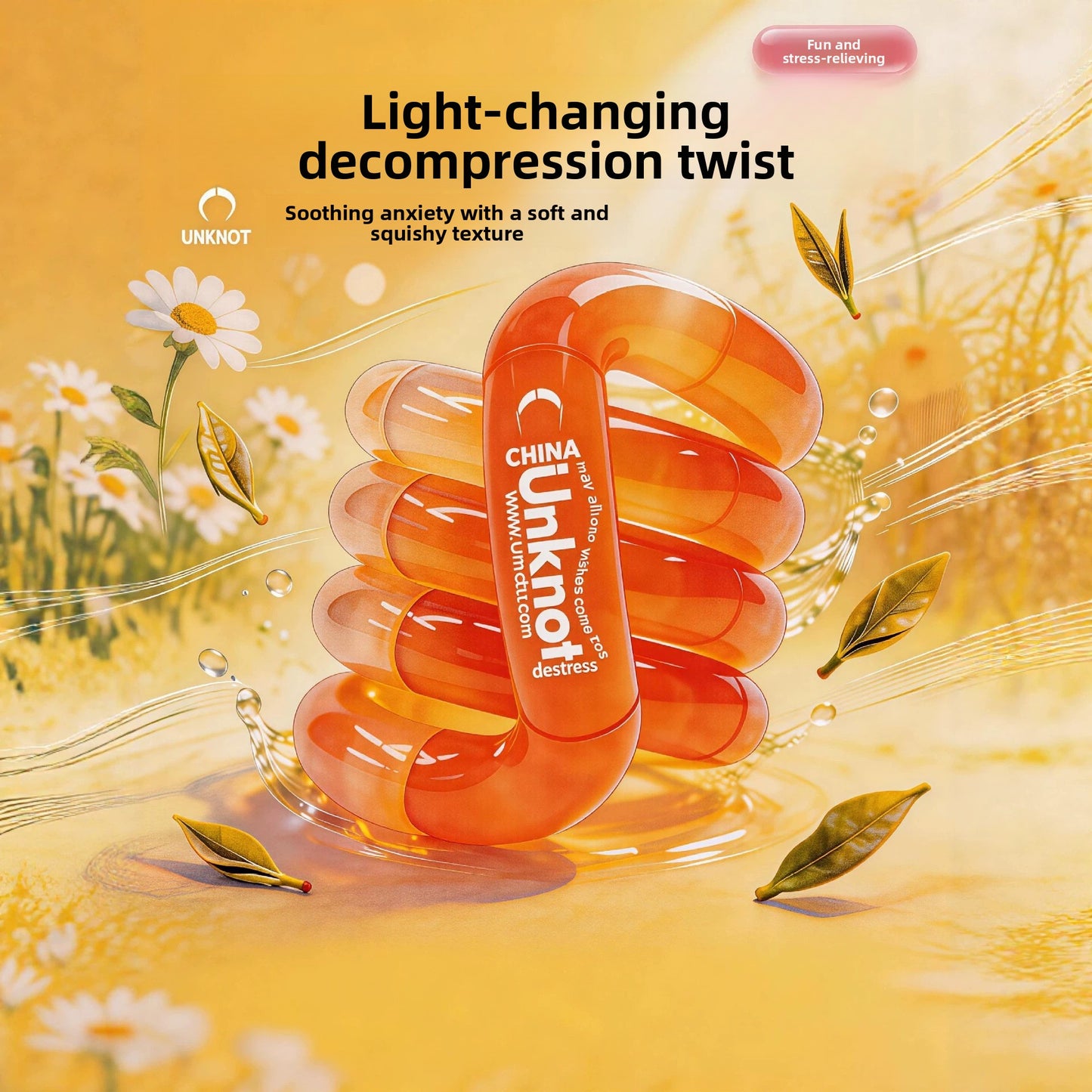 Light Changing Sensory Twist Toy