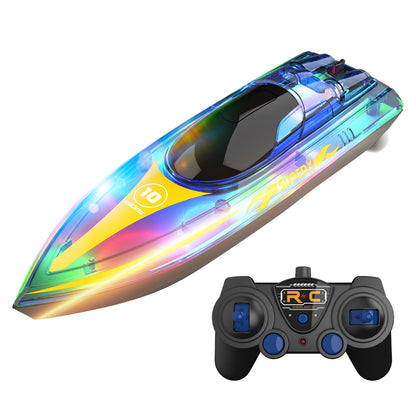 Light-controlled boat