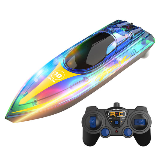 Light-controlled boat