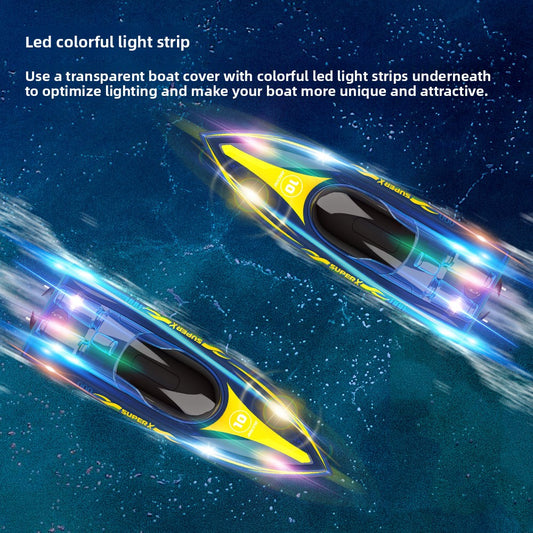 Light-controlled boat
