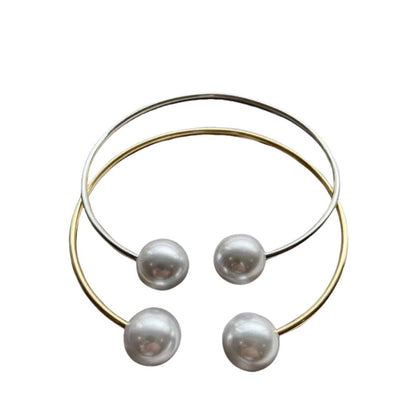 Light Luxury Acrylic Curtain Buckle Pearl Metal Decorative Tiebacks for Living Room