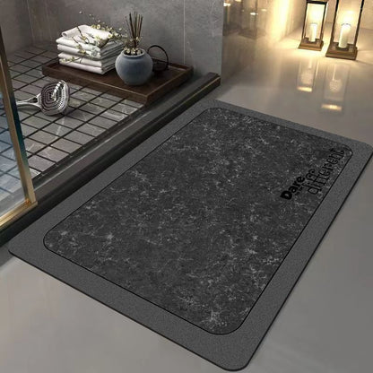 Light luxury and simple diatom mud floor mat