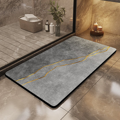 Light luxury and simple diatom mud floor mat