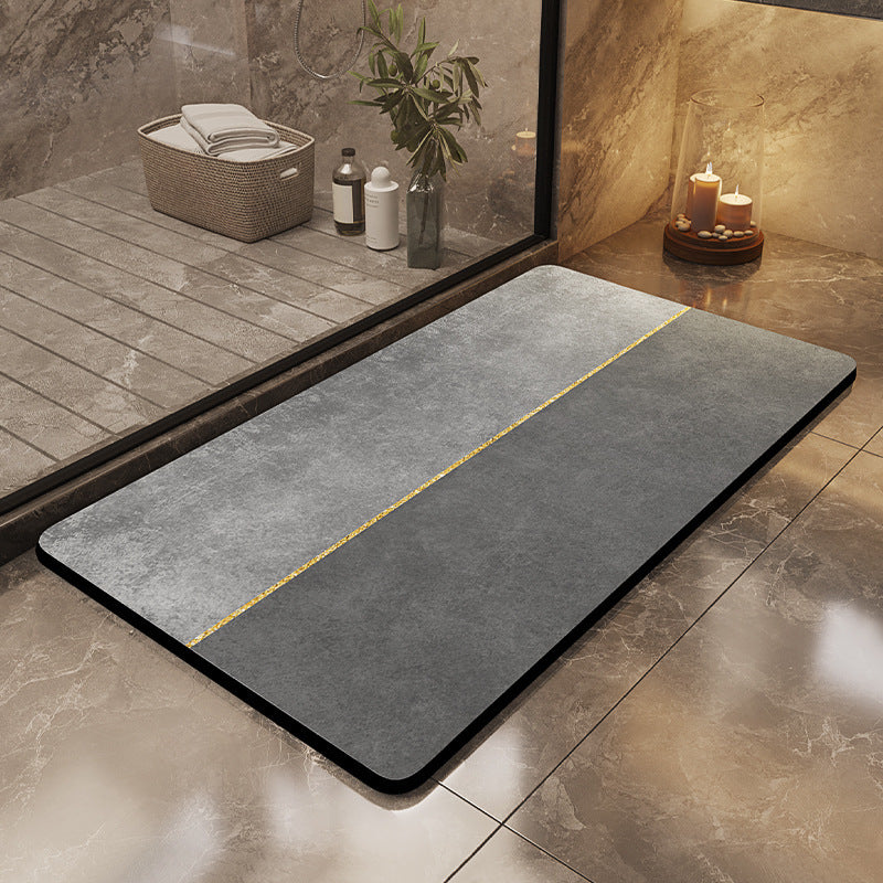 Light luxury and simple diatom mud floor mat