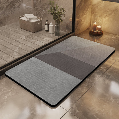 Light luxury and simple diatom mud floor mat