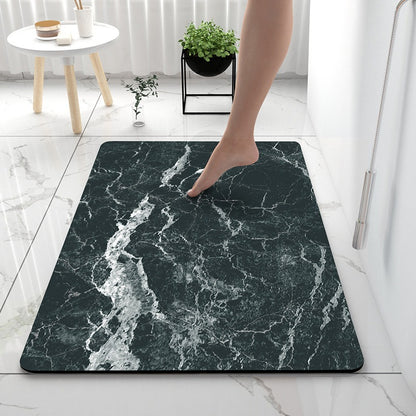 Light Luxury Bathroom Soft Diatom Mud Absorbent Floor Mat