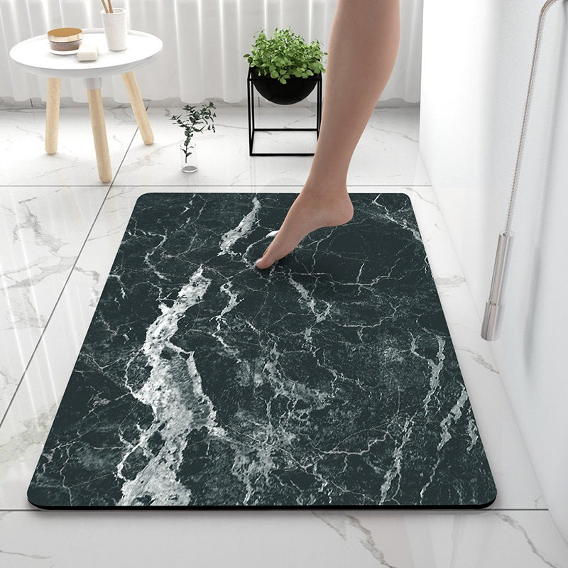 Light Luxury Bathroom Soft Diatom Mud Absorbent Floor Mat