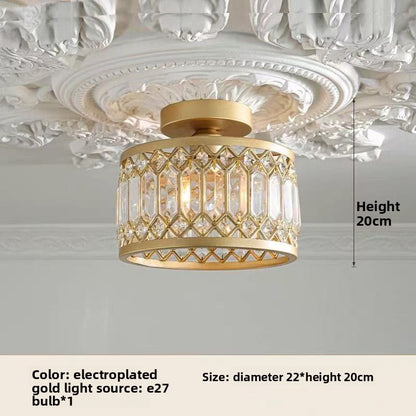 Light Luxury Crystal Ceiling Lamp