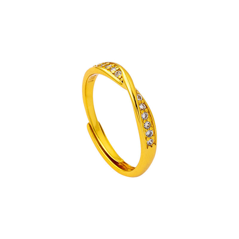 Light Luxury Gilded Ring