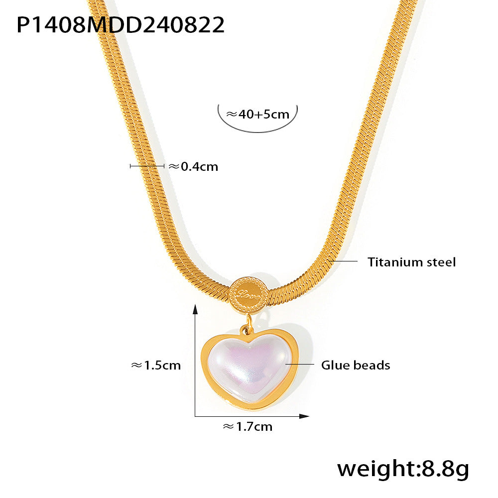 Light luxury pearl necklace