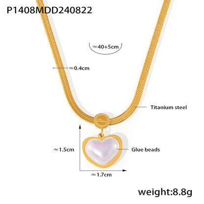 Light luxury pearl necklace