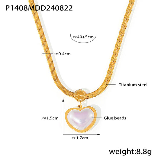 Light luxury pearl necklace