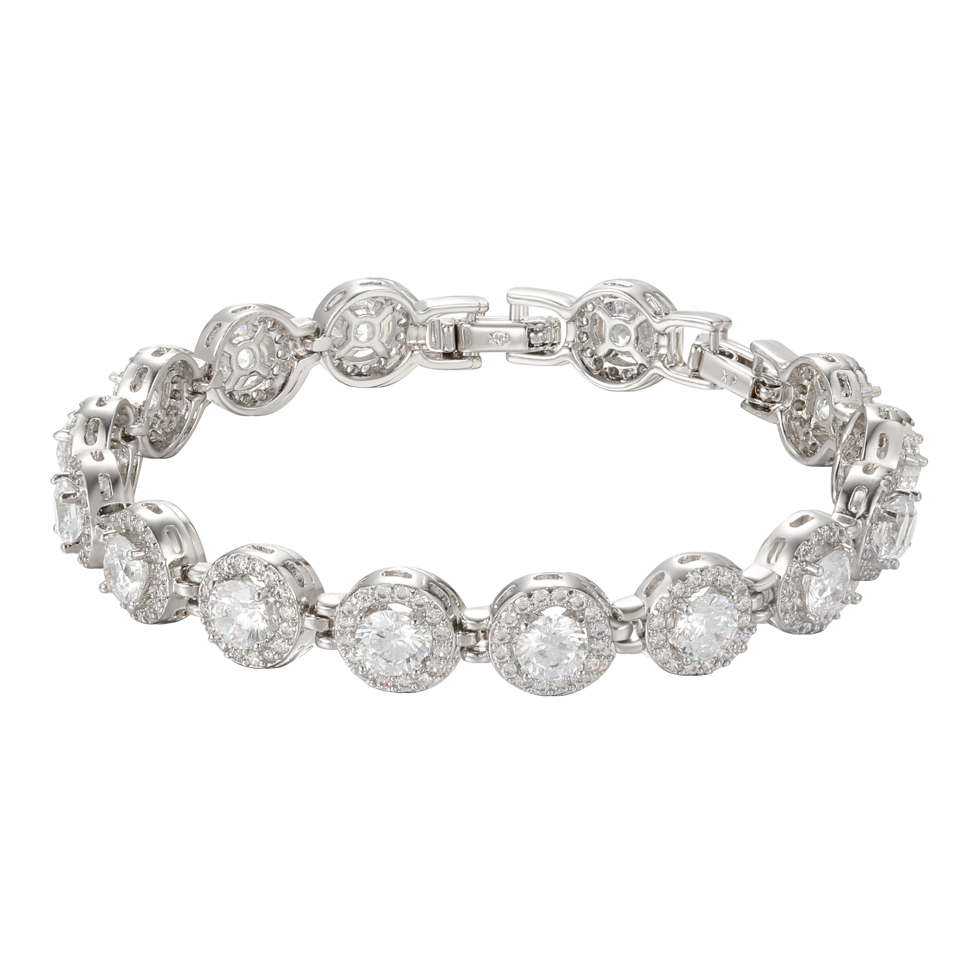 Light luxury sparkling alloy bracelet