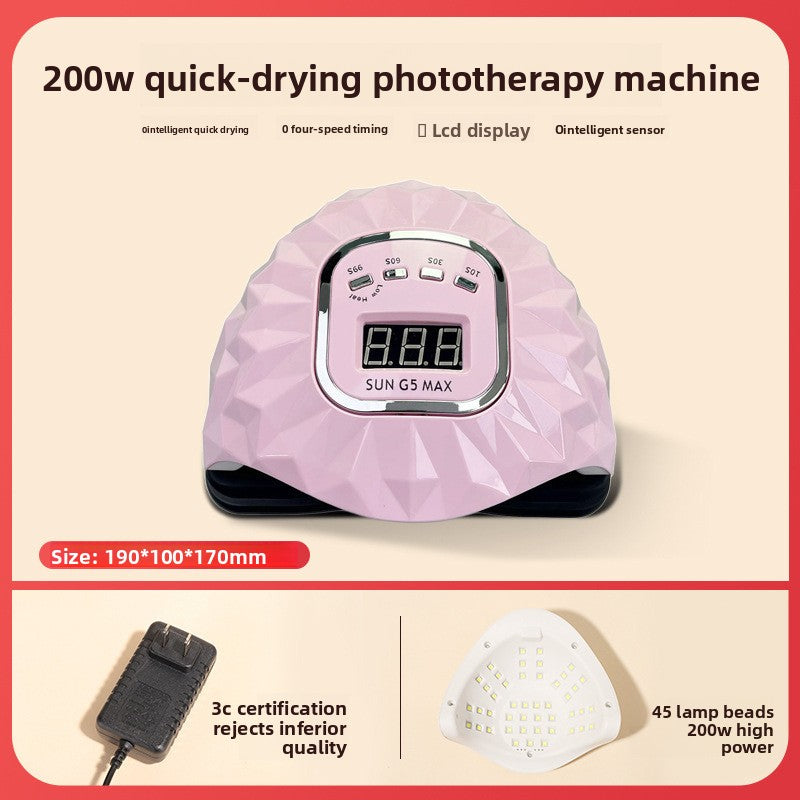 Light therapy machine for nail salons