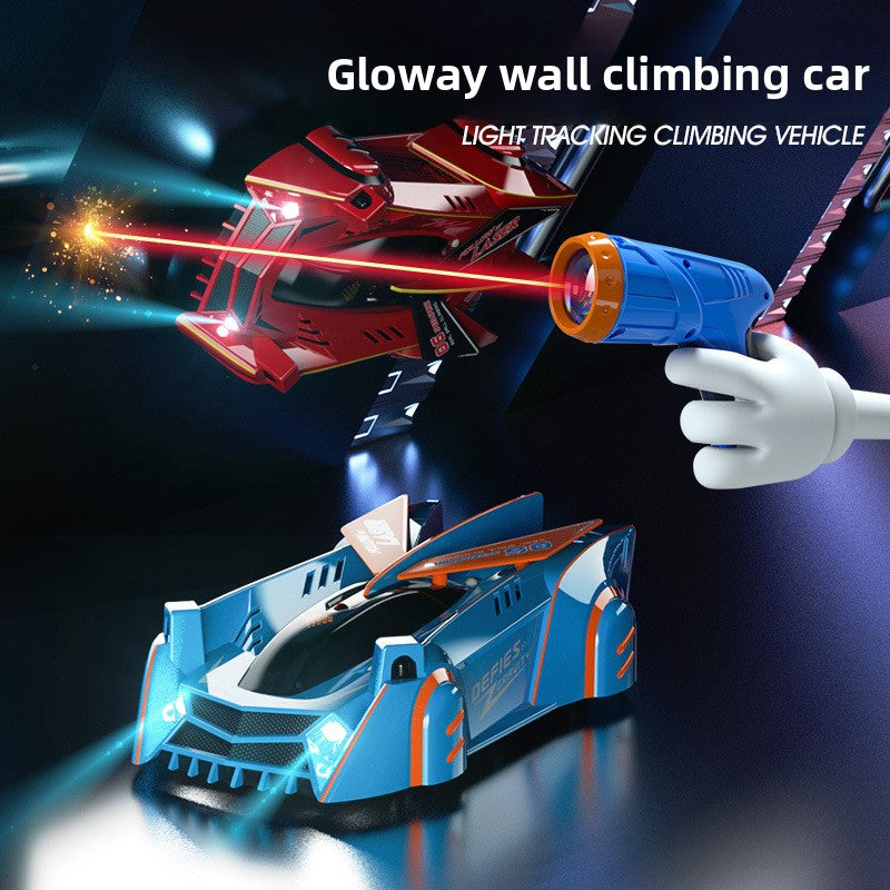 Light-tracking climbing vehicle