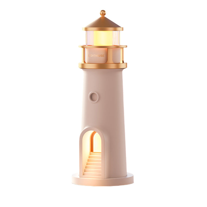 Lighthouse Shape Moonlight Night Light with Bluetooth Speaker
