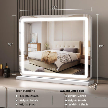 Lighting makeup mirror