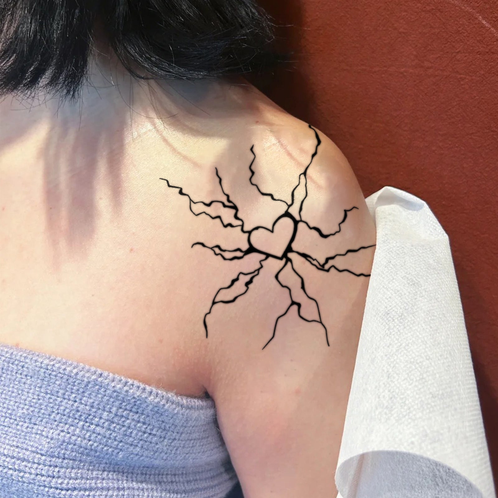 Lightning Design Tattoo Stickers