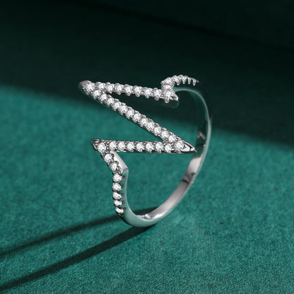 Lightning Diamond Ring