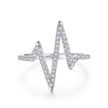 Lightning Diamond Ring