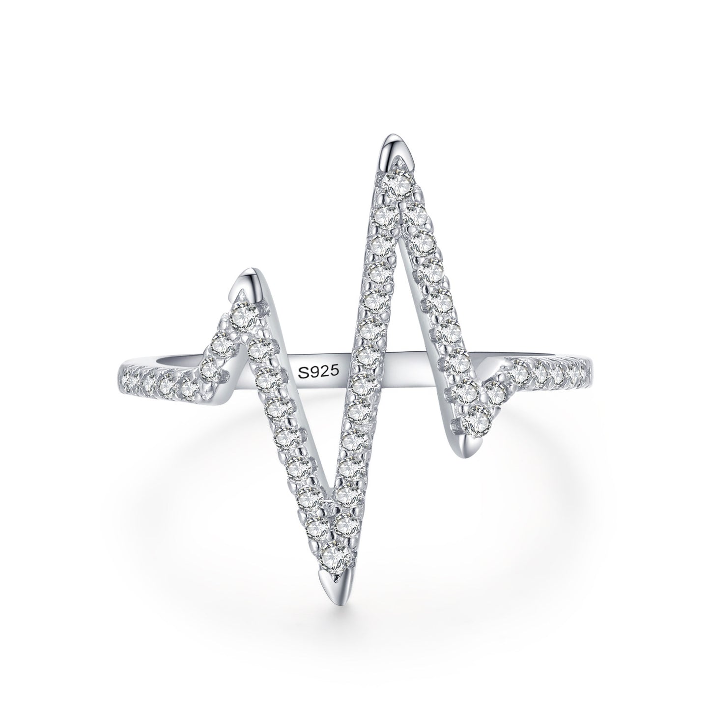 Lightning Diamond Ring