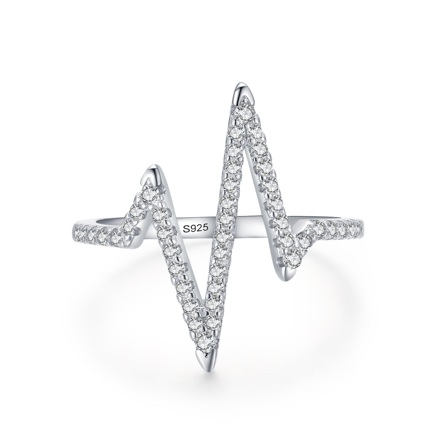 Lightning Diamond Ring
