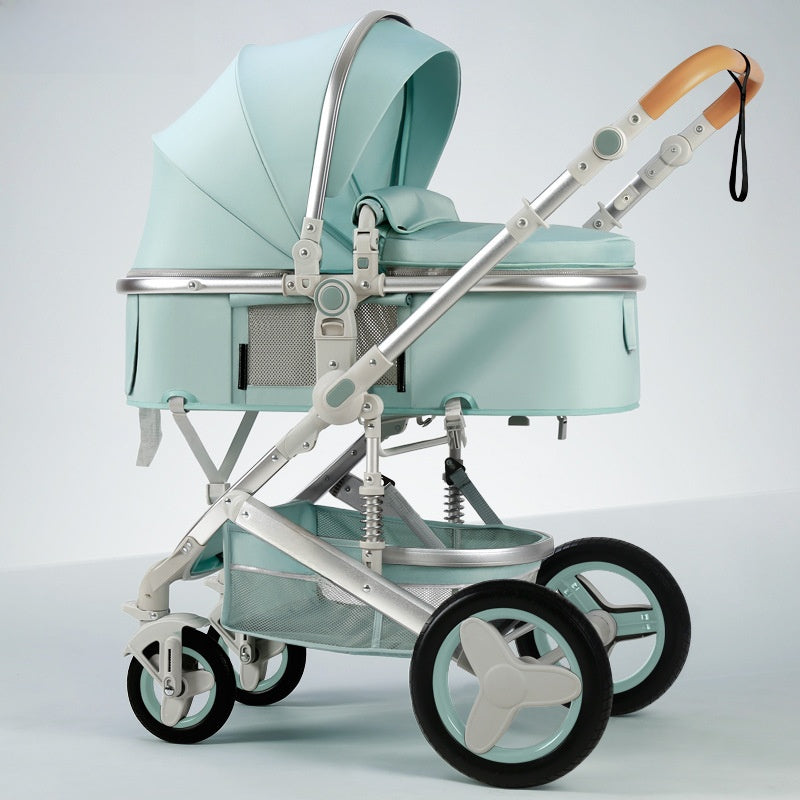 Lightweight Baby Stroller with Recline and Fold